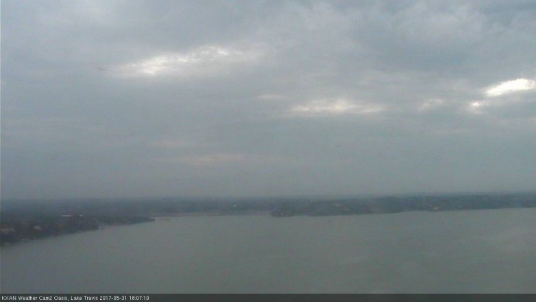 Lake Travis webcam, May 31, 2017 5:35 PM CT