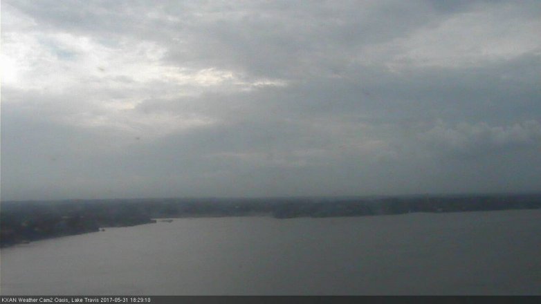 Lake Travis webcam, May 31, 2017 5:45 PM CT