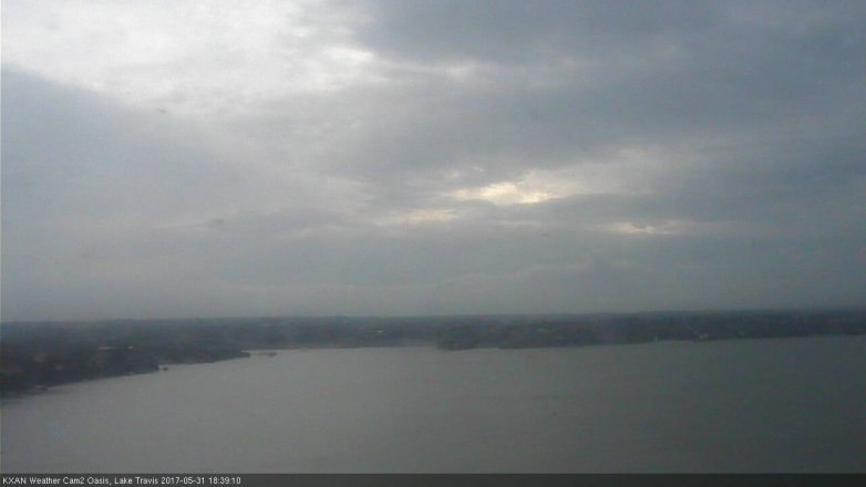 Lake Travis webcam, May 31, 2017 6:00 PM CT