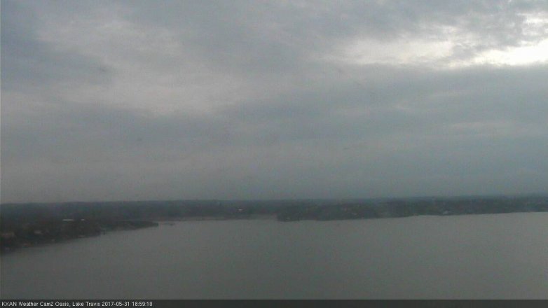Lake Travis webcam, May 31, 2017 6:10 PM CT