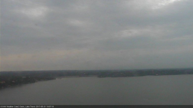 Lake Travis webcam, May 31, 2017 6:40 PM CT