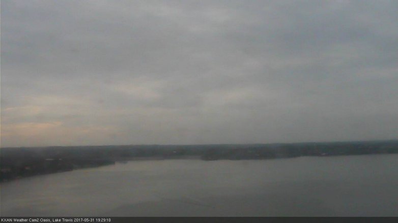 Lake Travis webcam, May 31, 2017 6:45 PM CT