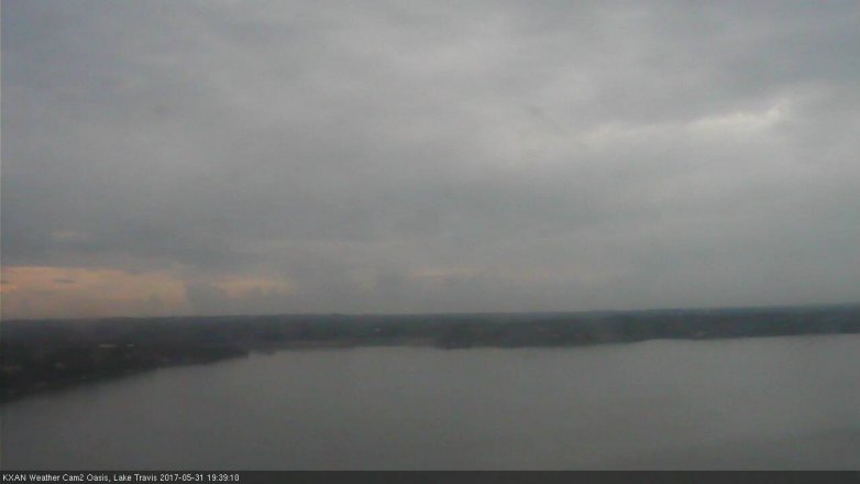 Lake Travis webcam, May 31, 2017 6:55 PM CT