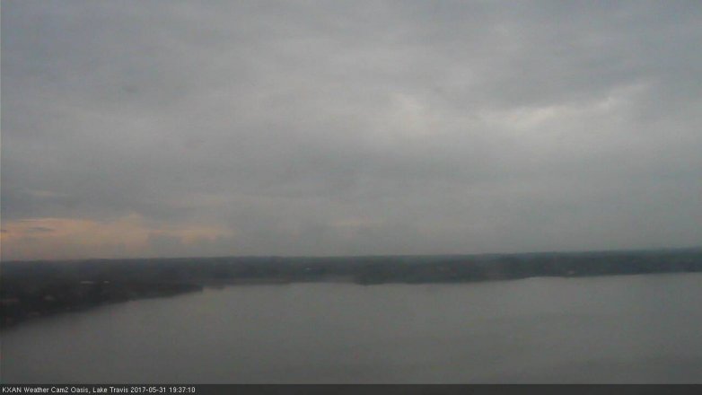 Lake Travis webcam, May 31, 2017 7:00 PM CT