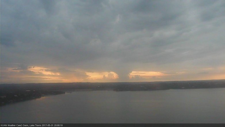 Lake Travis webcam, May 31, 2017 7:30 PM CT