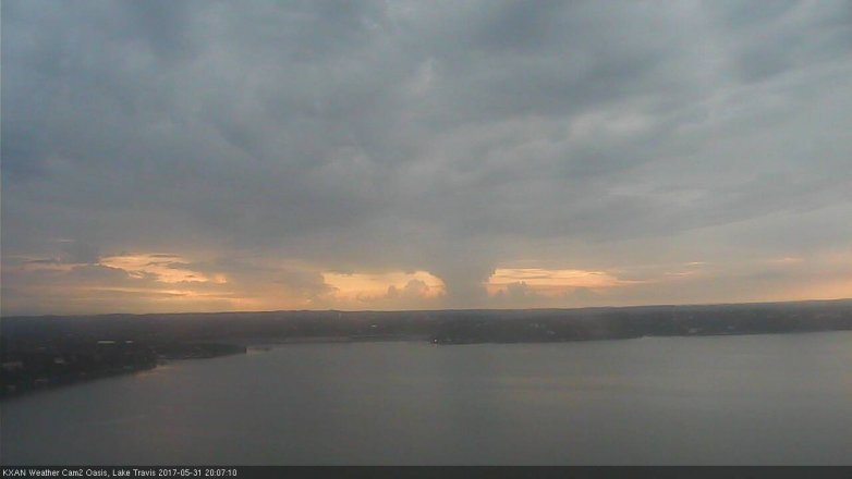 Lake Travis webcam, May 31, 2017 7:35 PM CT