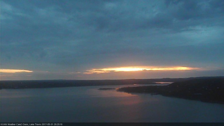 Lake Travis webcam, May 31, 2017 7:40 PM CT
