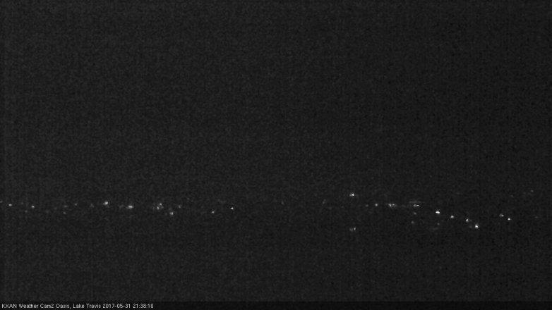 Lake Travis webcam, May 31, 2017 9:10 PM CT