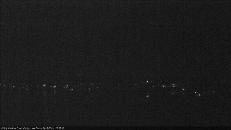 Lake Travis webcam, May 31, 2017 9:45 PM CT