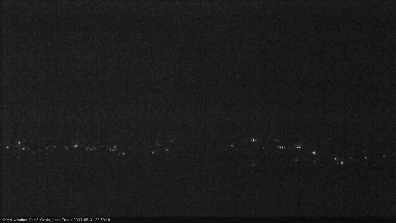Lake Travis webcam, May 31, 2017 10:05 PM CT