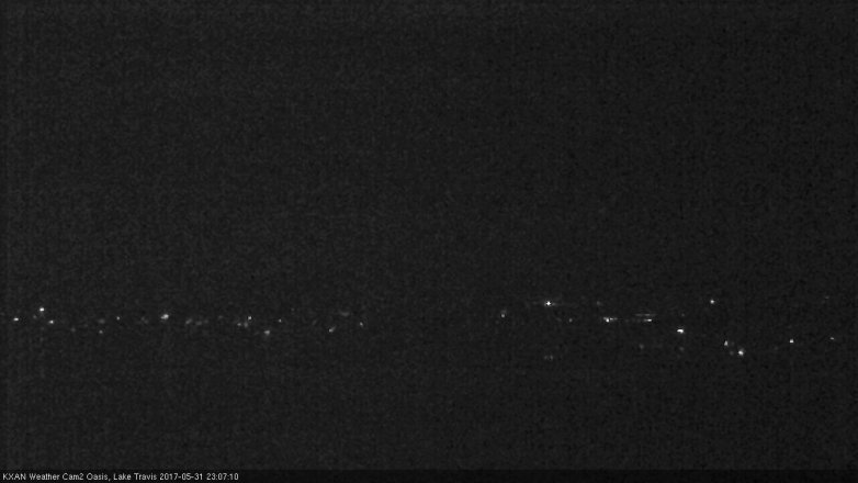 Lake Travis webcam, May 31, 2017 10:25 PM CT
