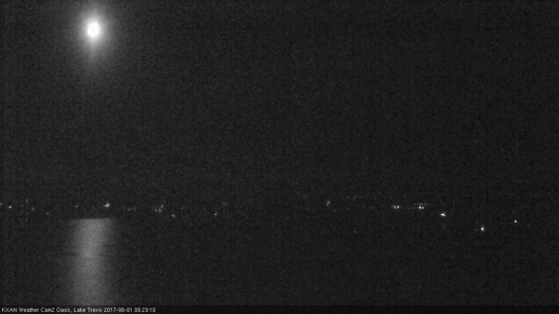 Lake Travis webcam, May 31, 2017 11:40 PM CT