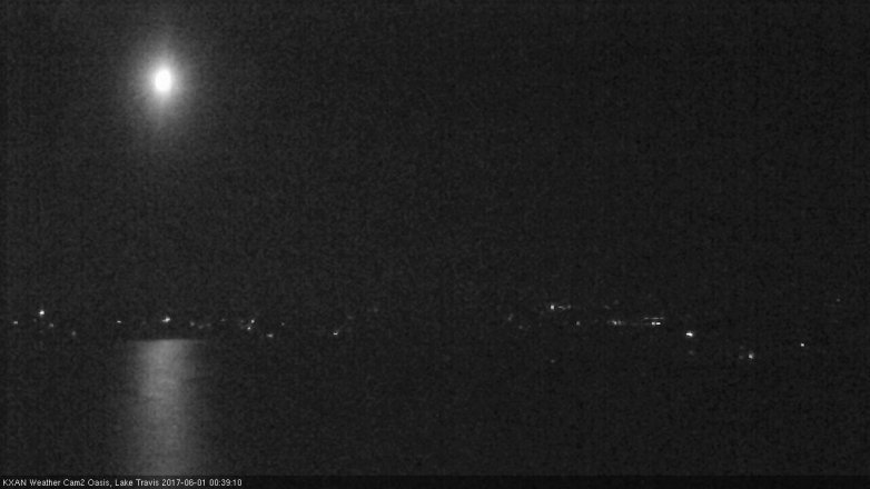Lake Travis webcam, May 31, 2017 11:45 PM CT