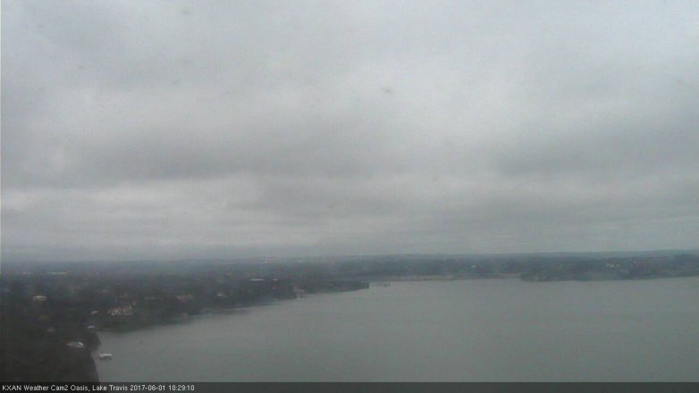 Lake Travis webcam, June 1, 2017 9:35 AM CT