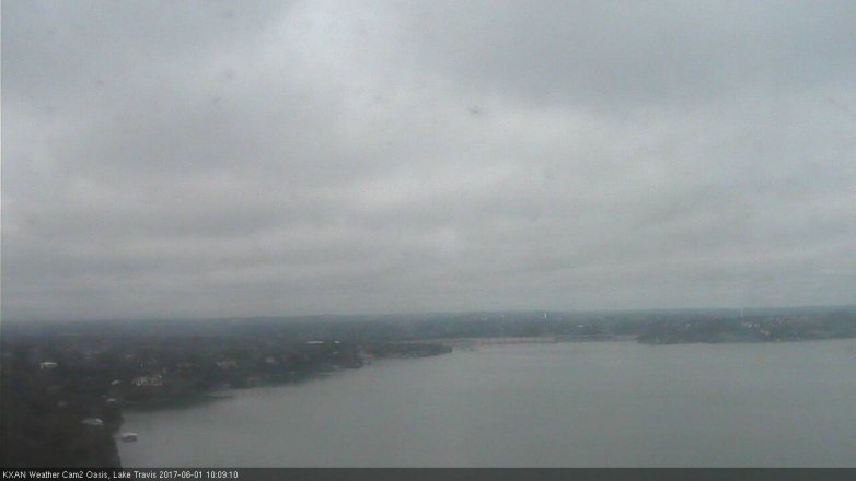 Lake Travis webcam, June 1, 2017 9:40 AM CT