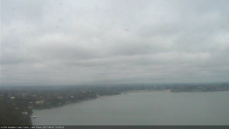 Lake Travis webcam, June 1, 2017 9:55 AM CT