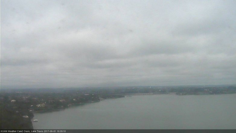Lake Travis webcam, June 1, 2017 10:10 AM CT