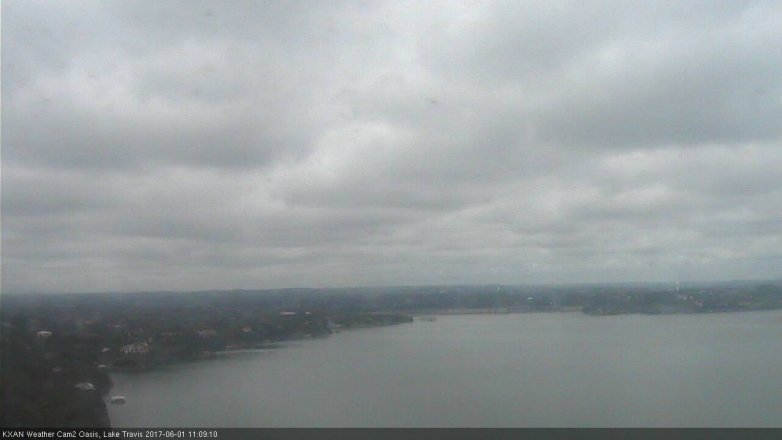 Lake Travis webcam, June 1, 2017 10:25 AM CT