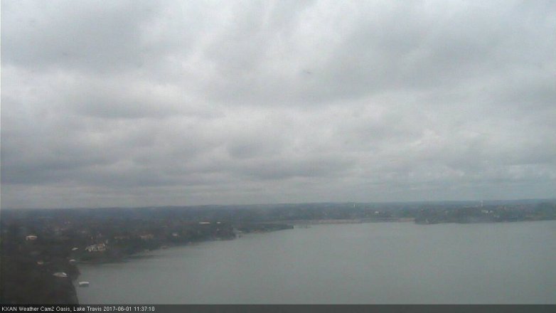 Lake Travis webcam, June 1, 2017 10:45 AM CT
