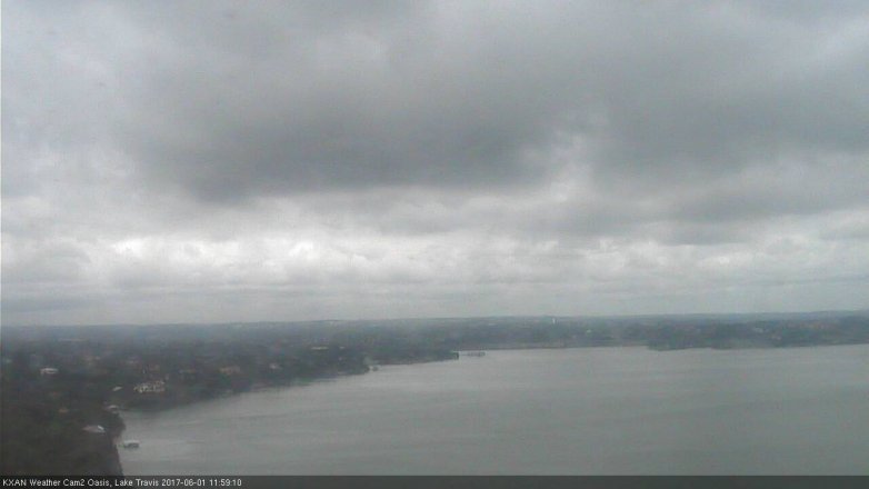 Lake Travis webcam, June 1, 2017 11:30 AM CT