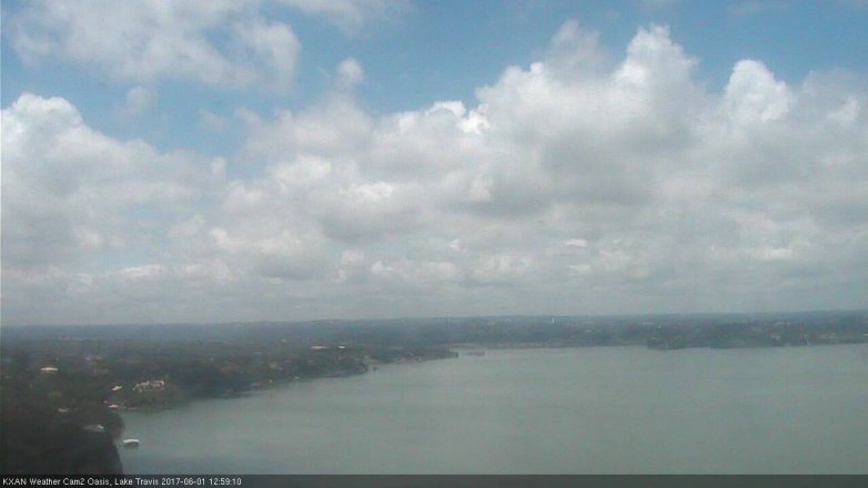 Lake Travis webcam, June 1, 2017 12:15 PM CT