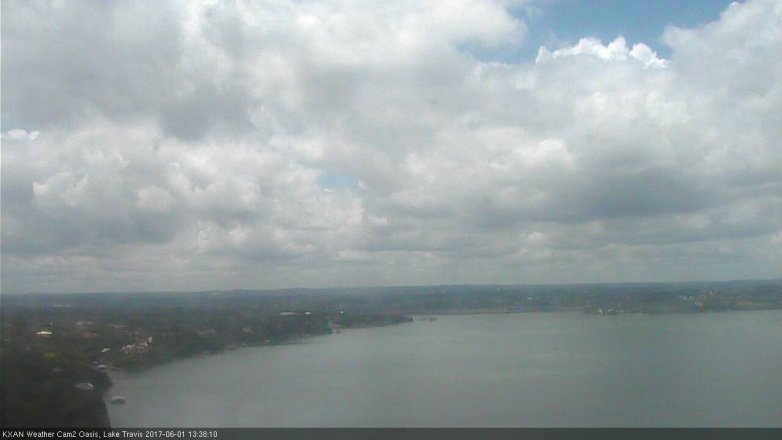 Lake Travis webcam, June 1, 2017 12:45 PM CT