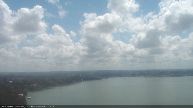 Lake Travis webcam, June 1, 2017 2:15 PM CT