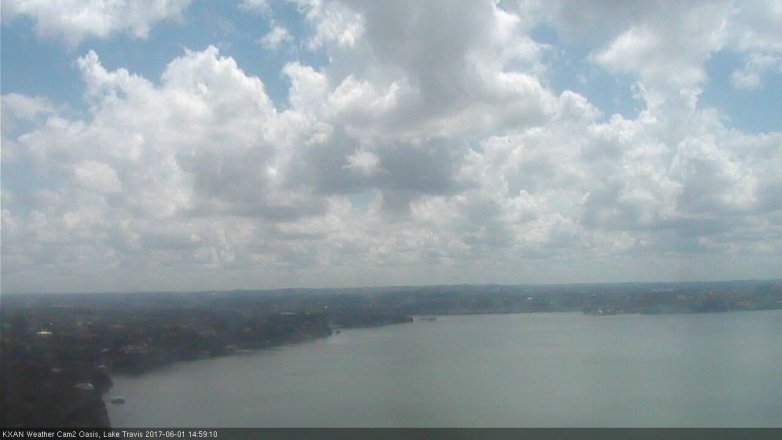 Lake Travis webcam, June 1, 2017 2:20 PM CT