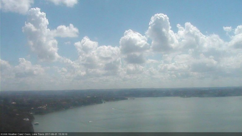 Lake Travis webcam, June 1, 2017 2:50 PM CT