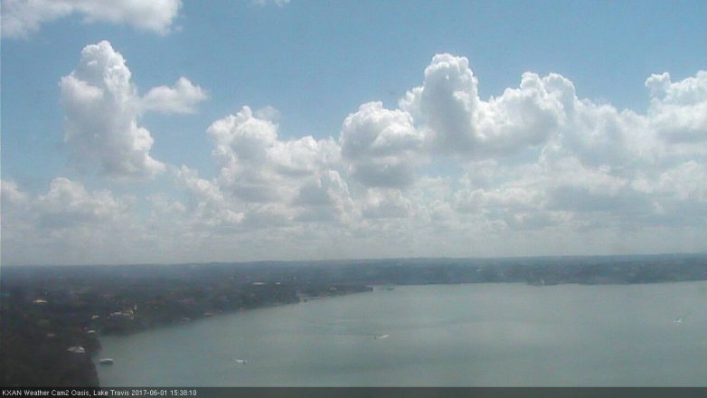 Lake Travis webcam, June 1, 2017 2:55 PM CT