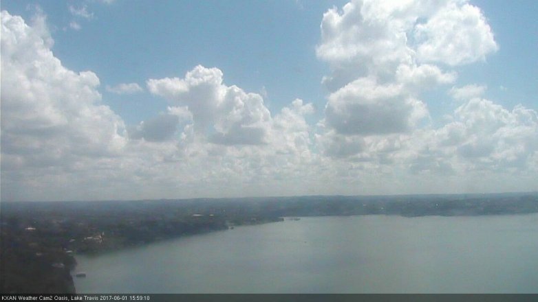 Lake Travis webcam, June 1, 2017 3:05 PM CT
