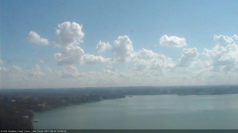 Lake Travis webcam, June 1, 2017 3:50 PM CT