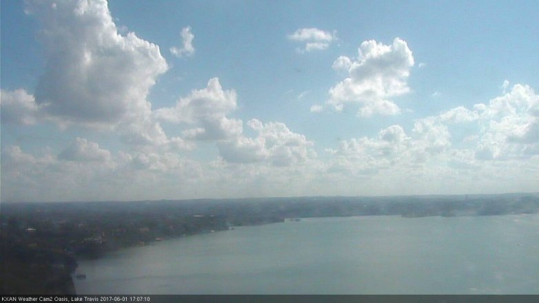 Lake Travis webcam, June 1, 2017 4:25 PM CT