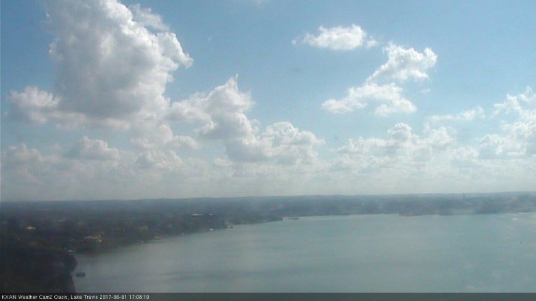 Lake Travis webcam, June 1, 2017 4:30 PM CT