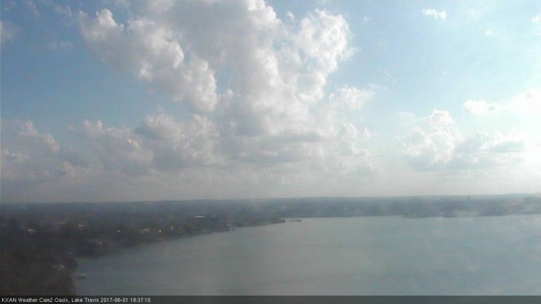Lake Travis webcam, June 1, 2017 6:10 PM CT