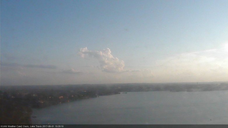 Lake Travis webcam, June 1, 2017 7:10 PM CT