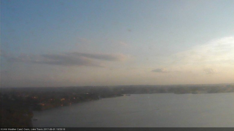 Lake Travis webcam, June 1, 2017 7:20 PM CT