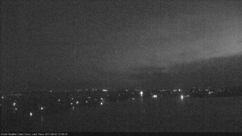 Lake Travis webcam, June 1, 2017 8:20 PM CT