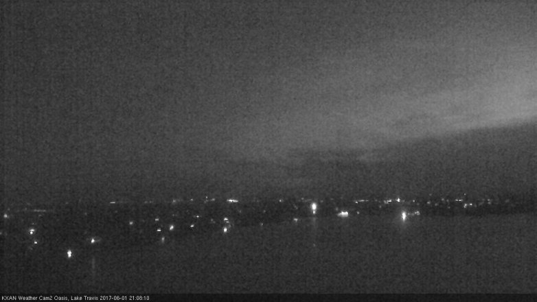 Lake Travis webcam, June 1, 2017 8:35 PM CT