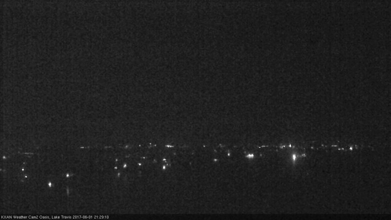 Lake Travis webcam, June 1, 2017 8:45 PM CT