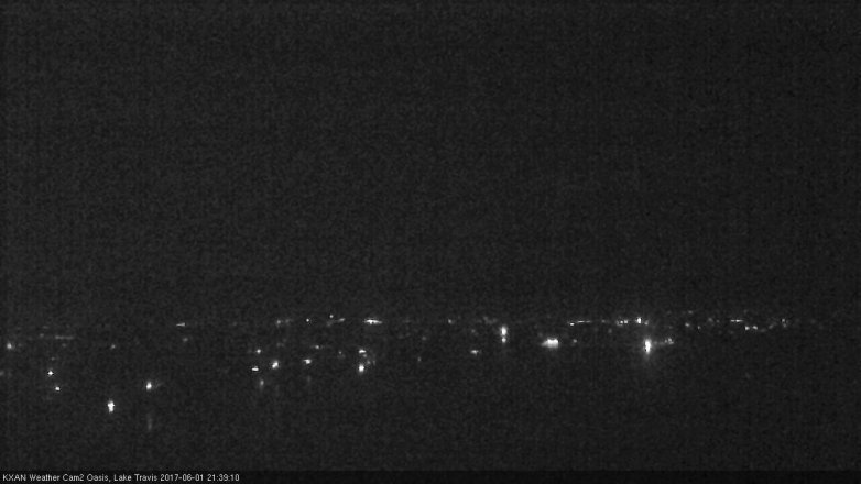 Lake Travis webcam, June 1, 2017 8:50 PM CT
