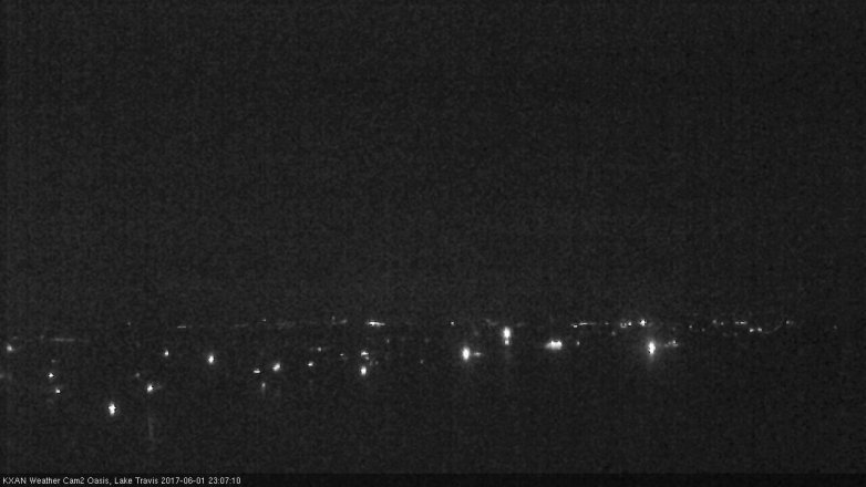 Lake Travis webcam, June 1, 2017 10:35 PM CT