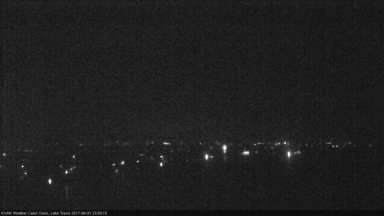 Lake Travis webcam, June 1, 2017 10:40 PM CT