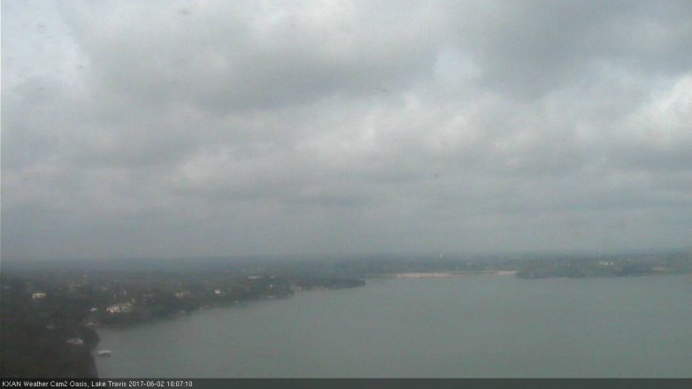 Lake Travis webcam, June 2, 2017 9:25 AM CT