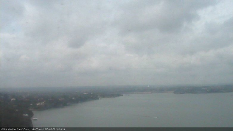 Lake Travis webcam, June 2, 2017 9:50 AM CT