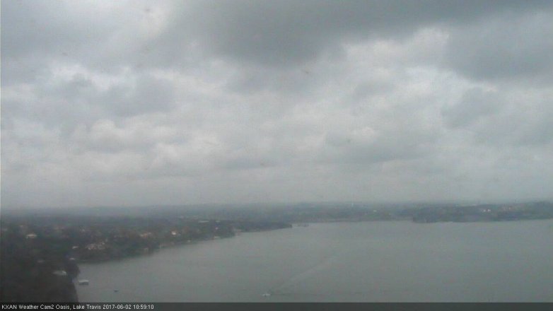 Lake Travis webcam, June 2, 2017 10:15 AM CT