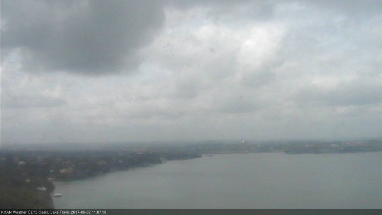 Lake Travis webcam, June 2, 2017 10:20 AM CT