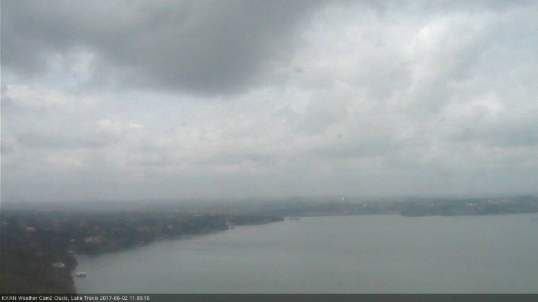 Lake Travis webcam, June 2, 2017 10:25 AM CT