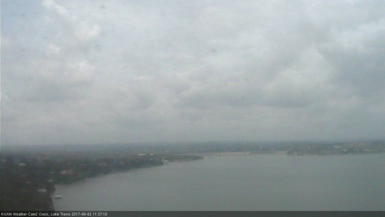 Lake Travis webcam, June 2, 2017 10:55 AM CT