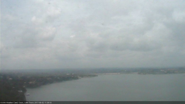 Lake Travis webcam, June 2, 2017 11:05 AM CT